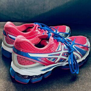 ASICS Gel Nimbus 15 Red White Blue Patriotic USA Edition Women's 10.5 42.5 EUR